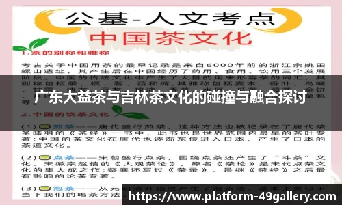 广东大益茶与吉林茶文化的碰撞与融合探讨